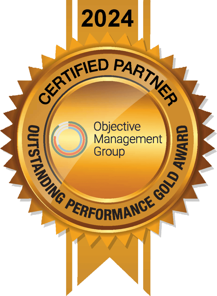 2024 Gold Objective management badge